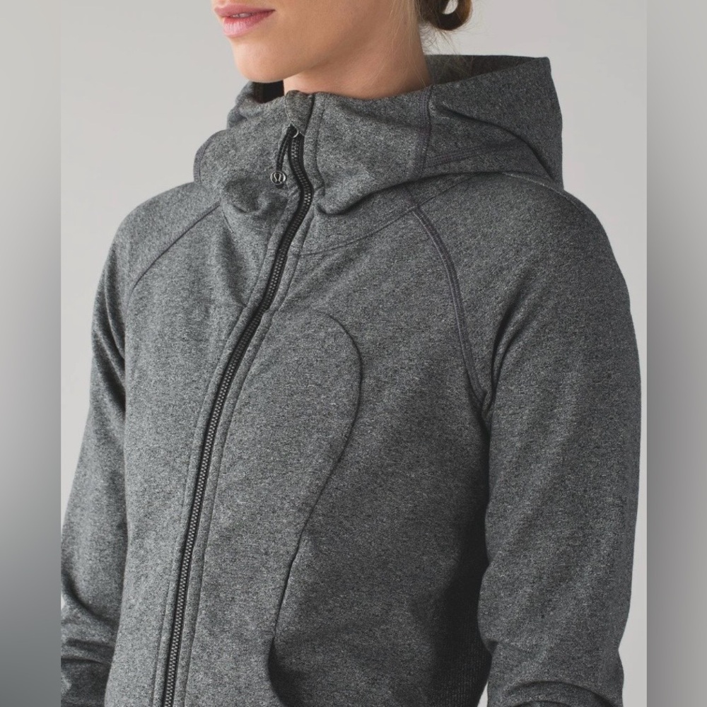 Lululemon Scuba Hoodie - Full Zip in Heathered Gray